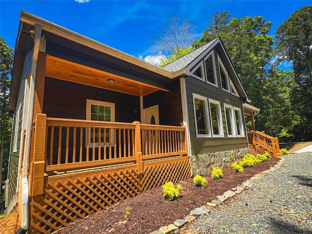 view of front of home