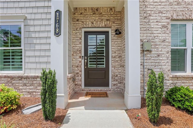 1768 Evenstad Way, Smyrna, GA 30080 - view of exterior entry with covered porch and brick siding