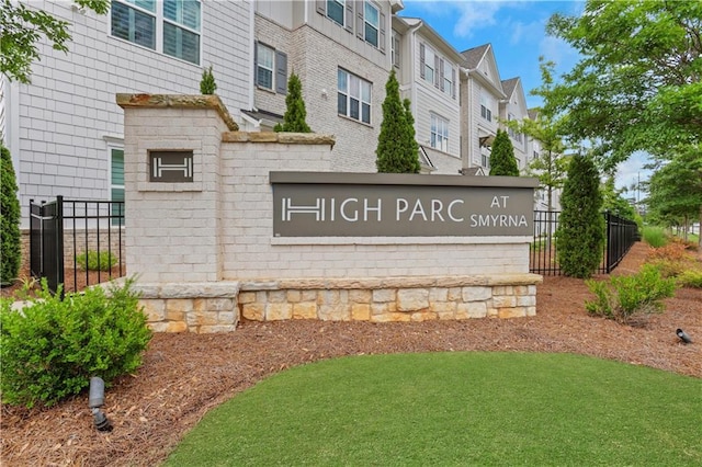 1768 Evenstad Way, Smyrna, GA 30080 - community sign featuring fence and a residential view