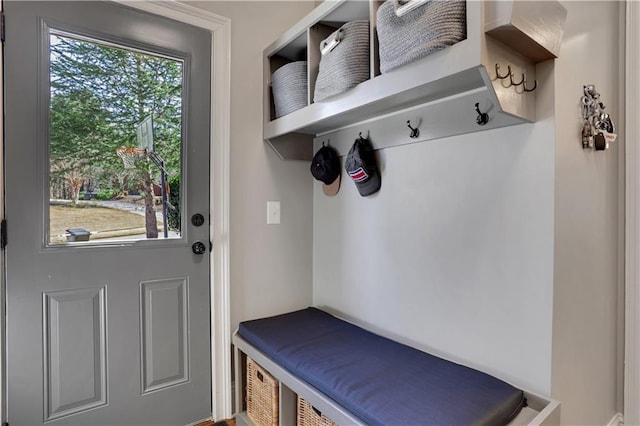 view of mudroom