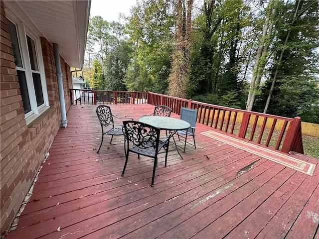 view of deck