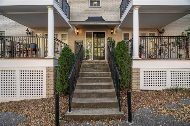 869 Briarcliff Rd NE Unit B20, Atlanta, GA 30306 - view of exterior entry with brick siding