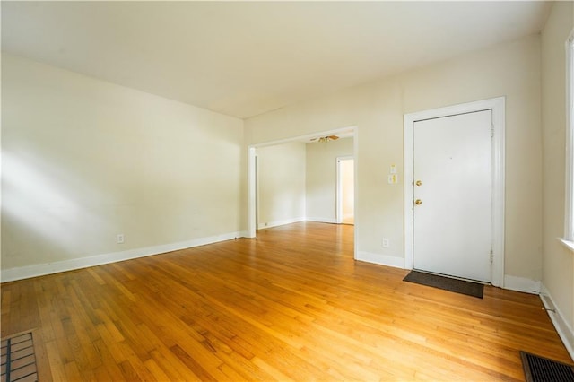 153 Hood Cir, Decatur, GA 30030 - unfurnished room with baseboards and light wood finished floors