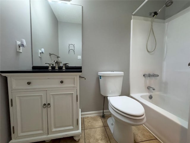 671 Peach Crossing Dr, Dallas, GA 30132 - full bath with bathtub / shower combination, vanity, and tile patterned floors