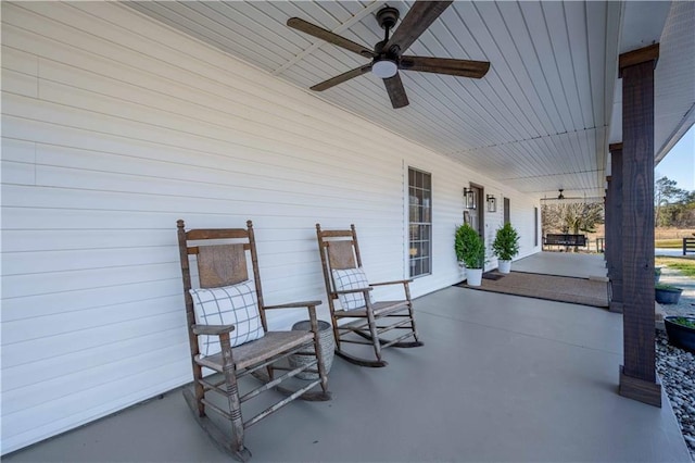 view of patio / terrace featuring a porch