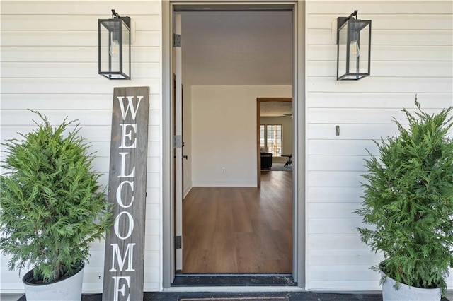 view of entrance to property