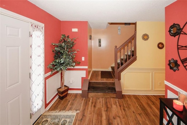 1801 Deer Crossing Cir, Jonesboro, GA 30236 - foyer featuring stairs and wood finished floors