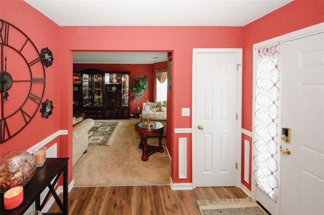 1801 Deer Crossing Cir, Jonesboro, GA 30236 - entryway with wood finished floors
