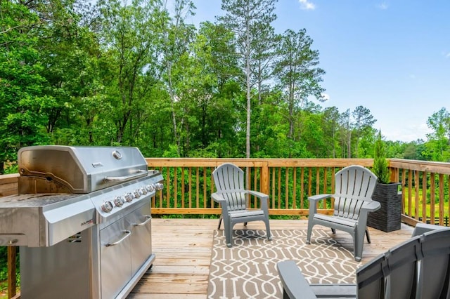 1013 Liberty Springs Dr, Woodstock, GA 30188 - deck with a grill