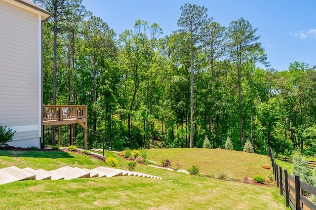 1013 Liberty Springs Dr, Woodstock, GA 30188 - view of yard featuring a deck
