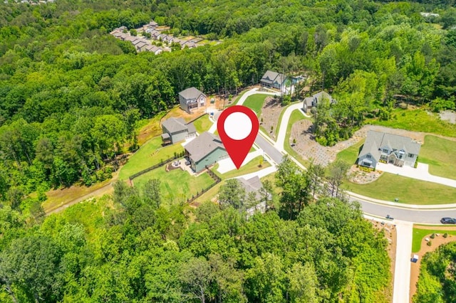 1013 Liberty Springs Dr, Woodstock, GA 30188 - aerial overview of property's location with a forest