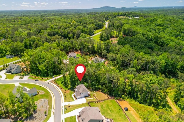 1013 Liberty Springs Dr, Woodstock, GA 30188 - bird's eye view of a heavily wooded area