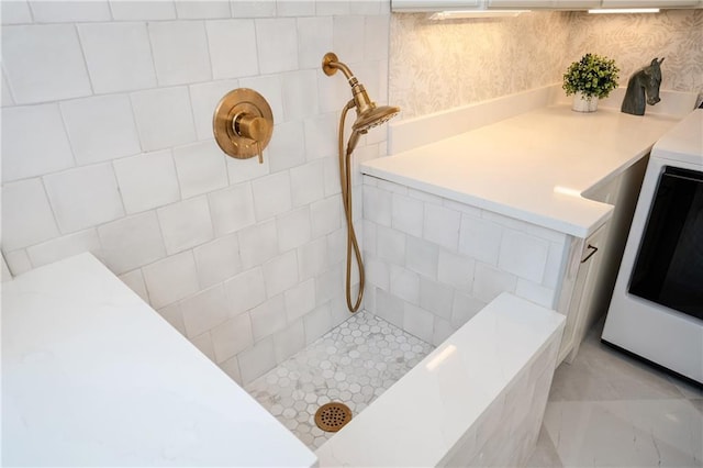 12410 Charlotte Dr, Alpharetta, GA 30004 - full bath with tiled shower
