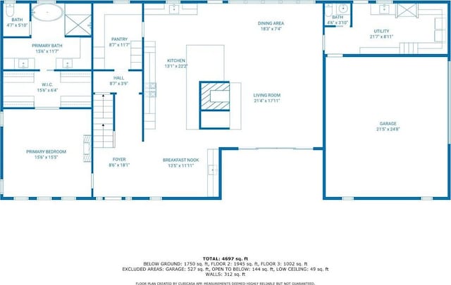 12410 Charlotte Dr, Alpharetta, GA 30004 - view of home floor plan