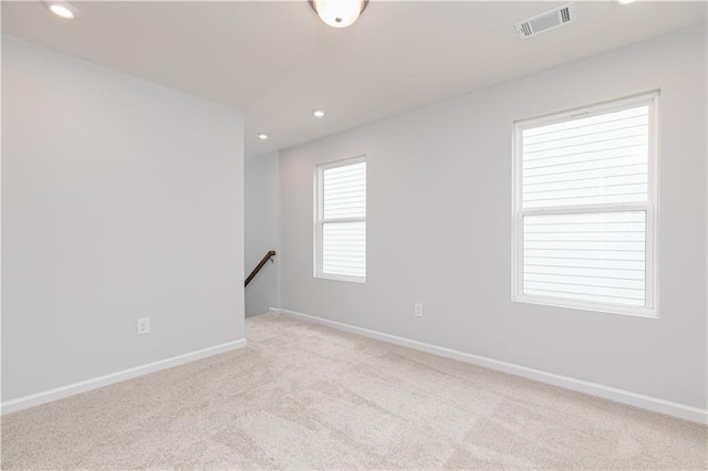 805 York Aly, Acworth, GA 30102 - spare room with light carpet and recessed lighting