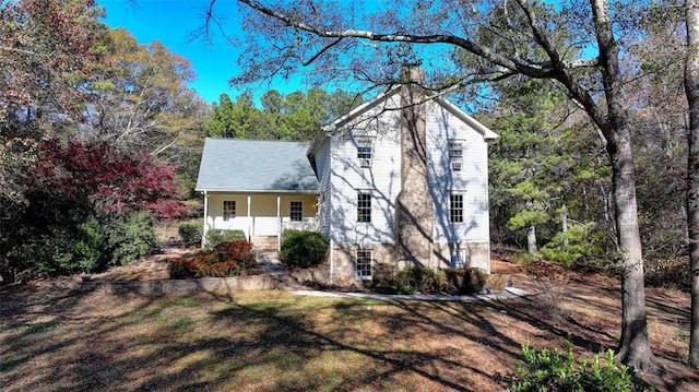 view of front of house featuring a porch