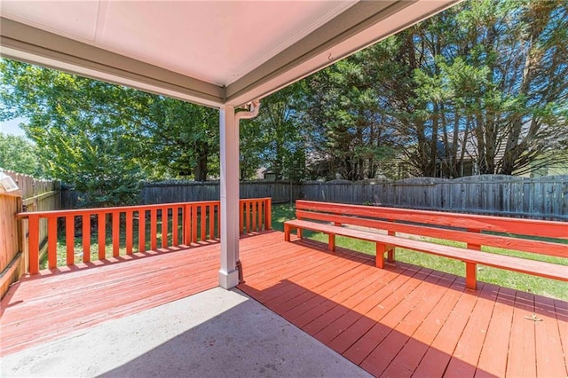 647 New England Way, Lawrenceville, GA 30046 - deck featuring a fenced backyard