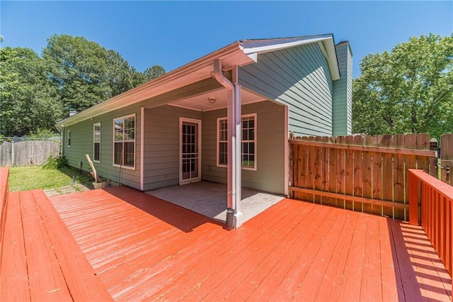 647 New England Way, Lawrenceville, GA 30046 - deck featuring a fenced backyard