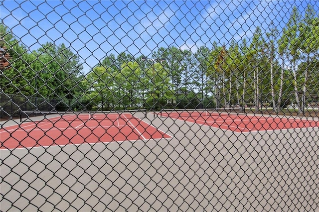 view of sport court