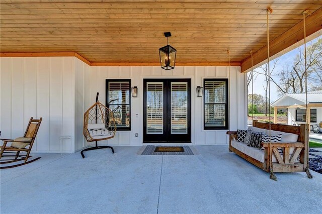 132 Swift Creek Way, Jefferson, GA 30549 - doorway to property with covered porch