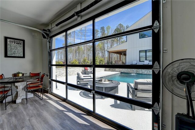 132 Swift Creek Way, Jefferson, GA 30549 - interior space with hardwood / wood-style flooring