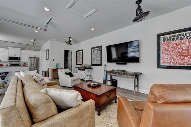 132 Swift Creek Way, Jefferson, GA 30549 - living room with light hardwood / wood-style floors