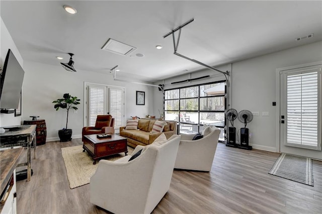 132 Swift Creek Way, Jefferson, GA 30549 - living room with light hardwood / wood-style flooring