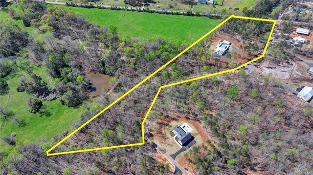 132 Swift Creek Way, Jefferson, GA 30549 - aerial view with a water view