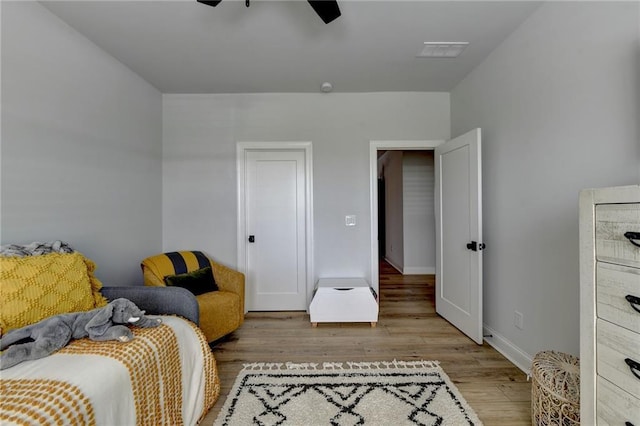 132 Swift Creek Way, Jefferson, GA 30549 - bedroom with ceiling fan and light hardwood / wood-style flooring