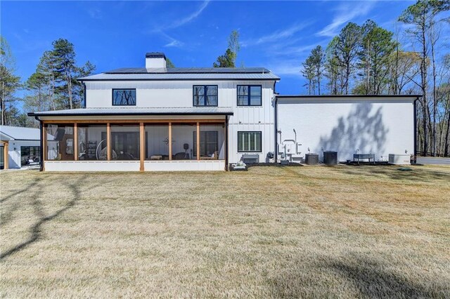 132 Swift Creek Way, Jefferson, GA 30549 - rear view of property featuring central AC