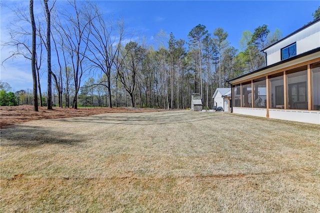 132 Swift Creek Way, Jefferson, GA 30549 - view of yard featuring a sunroom