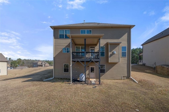 view of rear view of property