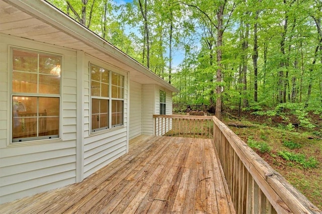 view of deck