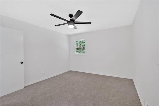5689 Woodland Dr, Acworth, GA 30102 - empty room with carpet, ceiling fan, and baseboards