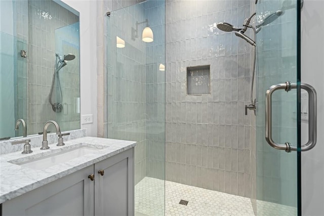 155 Breakspear Ln, Fayetteville, GA 30214 - bathroom featuring a stall shower and vanity