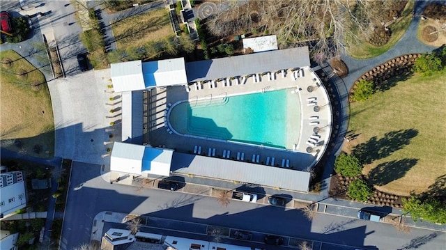 155 Breakspear Ln, Fayetteville, GA 30214 - drone / aerial view of a pool