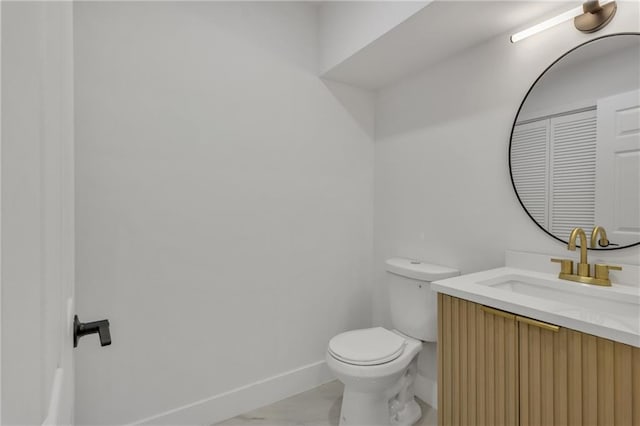 2601 Garland Way, Duluth, GA 30096 - half bath with toilet, vanity, and baseboards