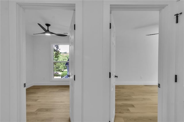2601 Garland Way, Duluth, GA 30096 - corridor featuring light wood-style flooring and baseboards