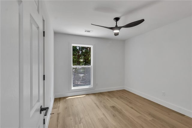 2601 Garland Way, Duluth, GA 30096 - unfurnished room featuring ceiling fan, light wood-type flooring, and baseboards