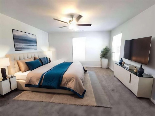 115 Deer Xing, Temple, GA 30179 - carpeted bedroom featuring a ceiling fan
