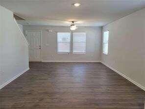 115 Deer Xing, Temple, GA 30179 - unfurnished room with baseboards, dark wood-style floors, and recessed lighting