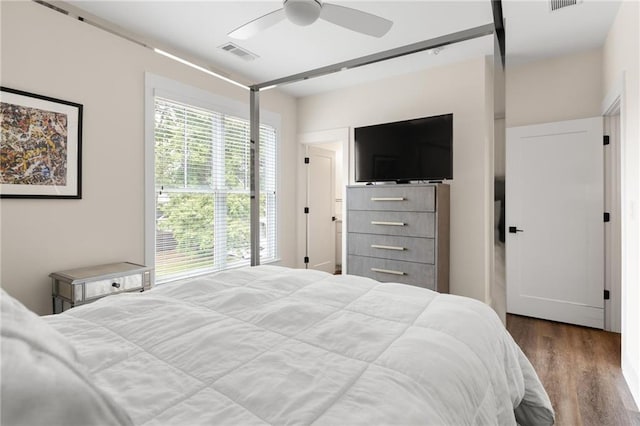 3484 Orchard St, Atlanta, GA 30354 - bedroom featuring multiple windows, wood finished floors, and a ceiling fan