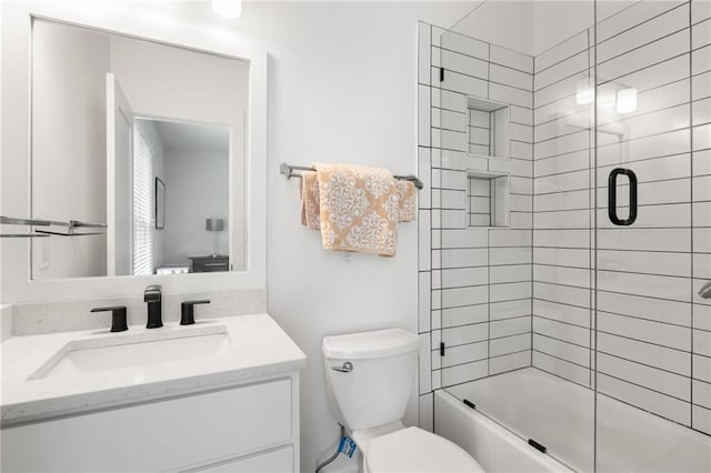 3484 Orchard St, Atlanta, GA 30354 - bathroom with vanity and shower / bath combination with glass door