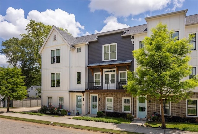 3484 Orchard St, Atlanta, GA 30354 - multi unit property with a balcony, board and batten siding, and french doors