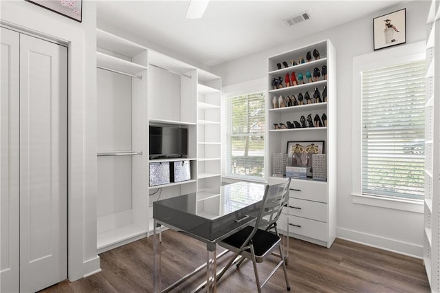 3484 Orchard St, Atlanta, GA 30354 - office space with dark wood-type flooring and baseboards