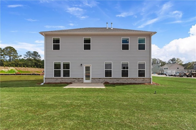 138 Crabbswood Dr, Mcdonough, GA 30253 - rear view of property featuring a patio and a yard