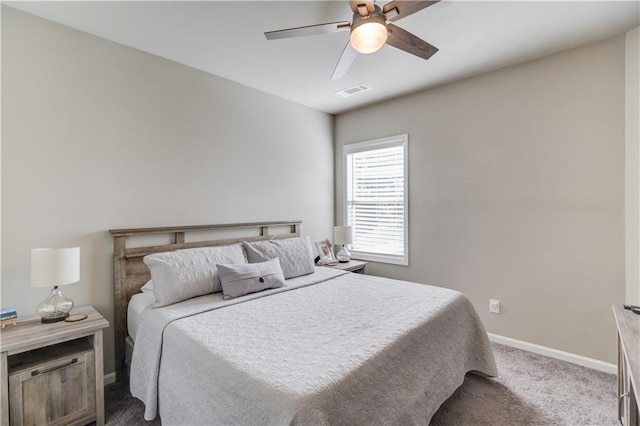 1102 Kingswood Way, Hoschton, GA 30548 - bedroom with baseboards, carpet flooring, and a ceiling fan