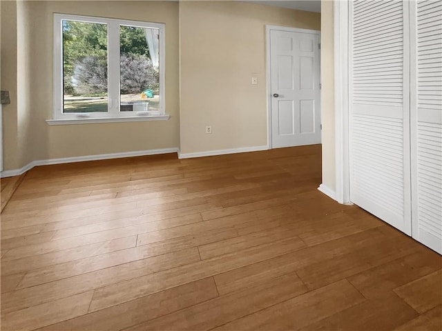 interior space featuring wood-type flooring