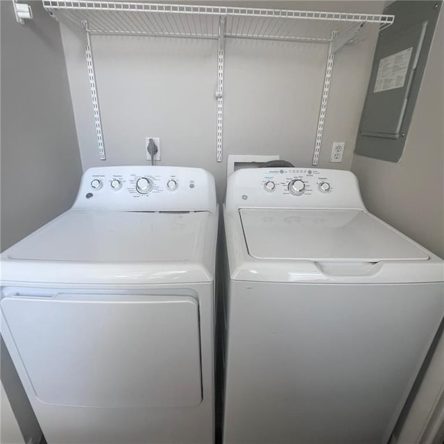 3045 Steeplechase, Alpharetta, GA 30004 - laundry room with independent washer and dryer and electric panel
