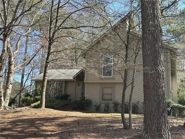 view of front of property